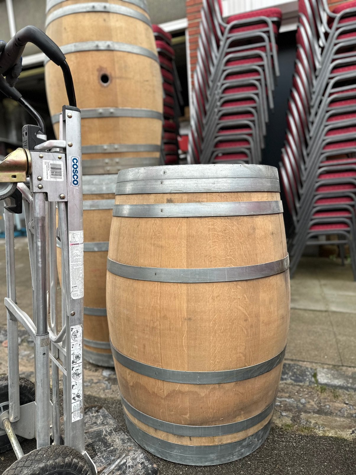 Grand fût en chêne, Enlèvement, Comme neuf