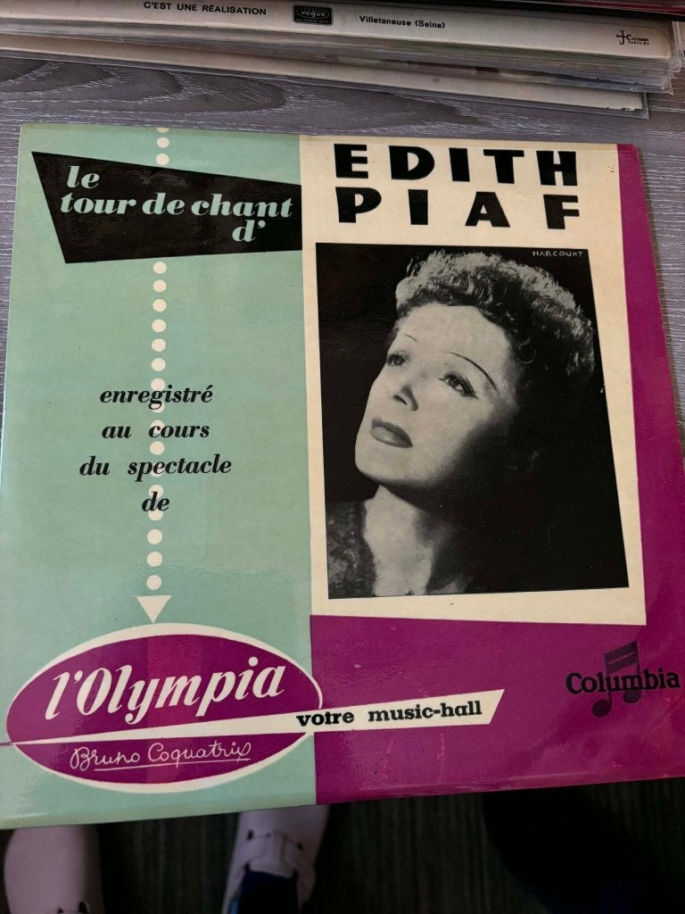 Edith Piaf Olympia, 10 inch lp, slechts 10 euro,, LP, Enlèvement ou Envoi, Pochette photo, Utilisé