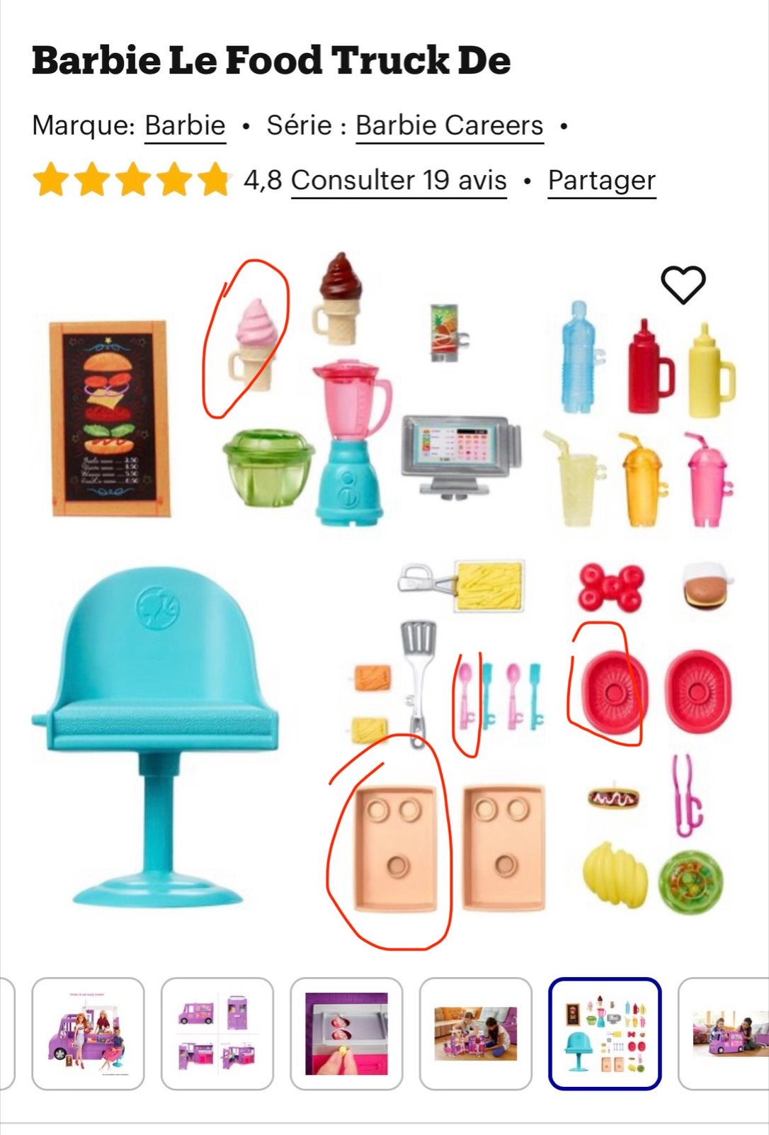 Foodtruck Barbie, Enfants & Bébés, Jouets | Poupées, Enlèvement, Comme neuf, Barbie