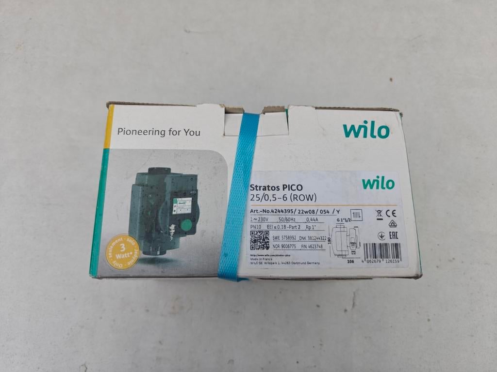 Pompe de circulation électronique Wilo Stratos PICO 25/0,5-6, Enlèvement