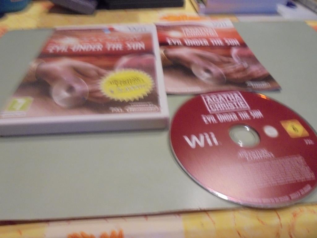 WII Agatha Christie Evil under the sun (CIB), Games en Spelcomputers, Games | Nintendo Wii, Gebruikt, Verzenden, Overige genres