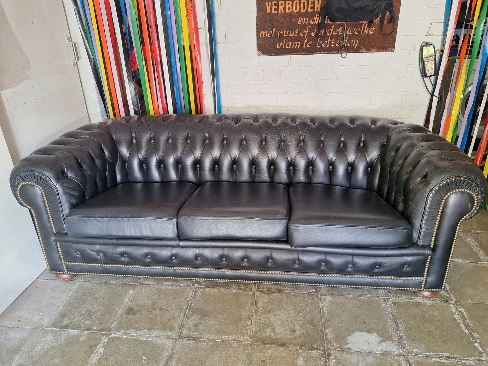 Chesterfield, Maison & Meubles, Canapés | Sofas & Chaises Longues, Enlèvement