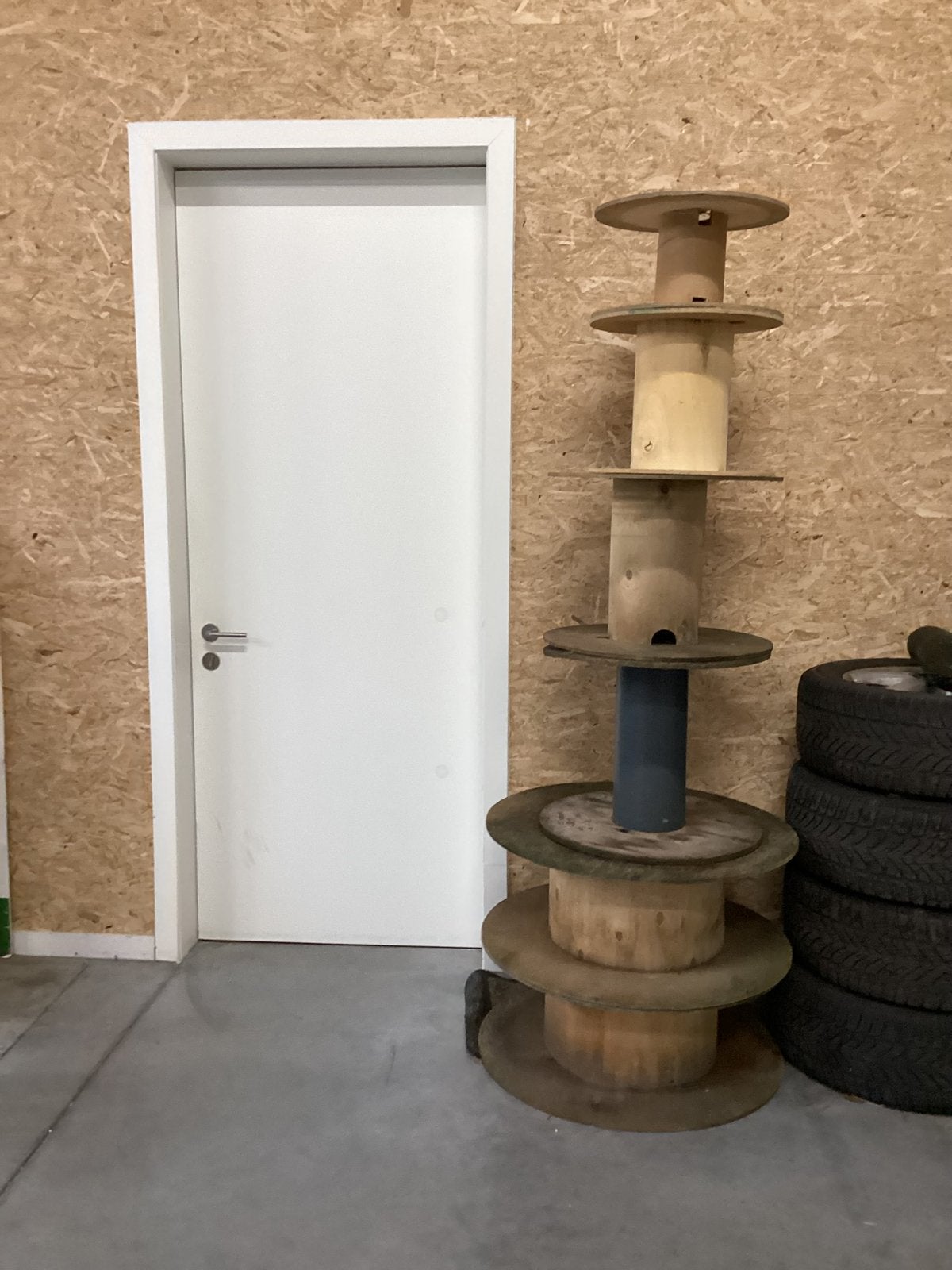 6 houten haspels , ook apart aan te kopen ,., Ophalen, Gebruikt