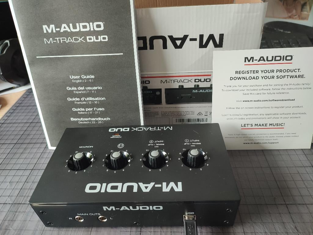 M-Audio Duo, Muziek en Instrumenten, Midi-apparatuur, Zo goed als nieuw, Ophalen of Verzenden