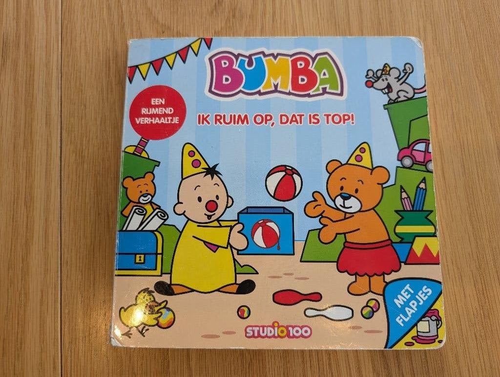 Bumba boekje ik ruim op, dat is top!, Boeken, Kinderboeken | Baby's en Peuters, Ophalen, Gelezen, Studio 100, 1 tot 2 jaar