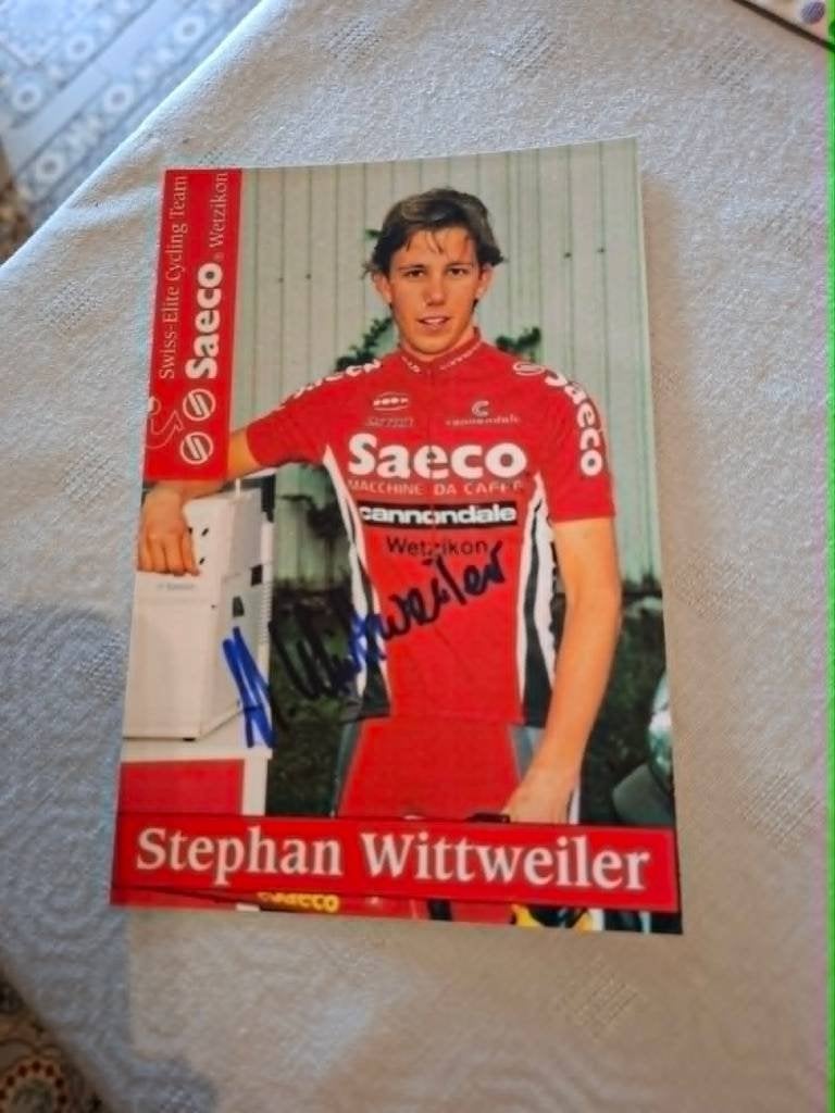 Foto (Repro) Patrick Wittweiler/Saeco-Cannondale-Wetzikon, Enlèvement ou Envoi, Comme neuf, Affiche, Image ou Autocollant