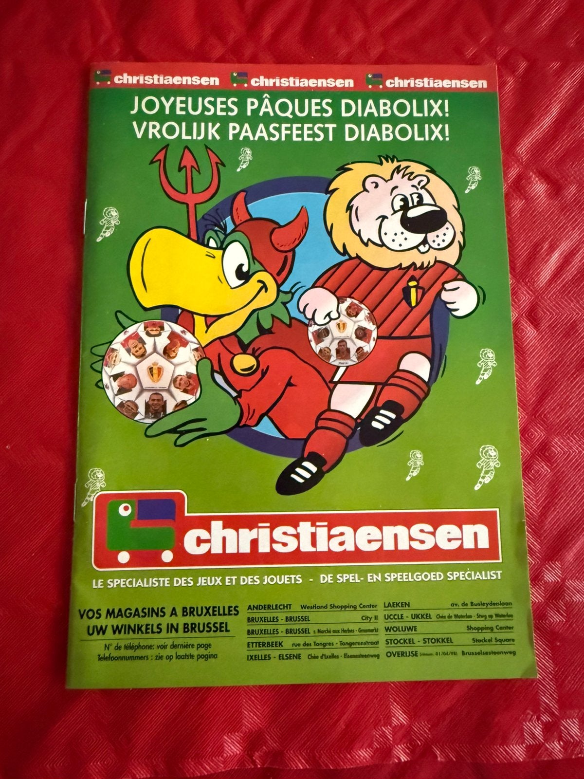 Unieke reclamefolder rode duivels, Verzamelen, Sportartikelen en Voetbal, Ophalen of Verzenden, Nieuw, Overige typen