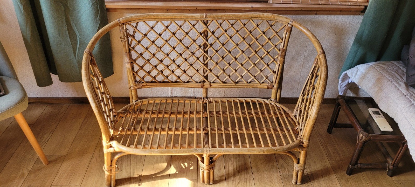 Vintage bamboe lounge set, Ophalen