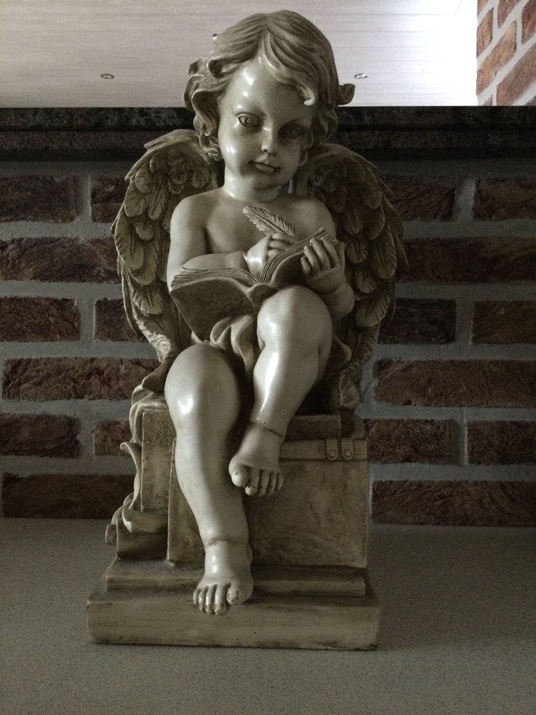 Engel decoratie, 28 cm, Decoratieobject, Zo goed als nieuw, 46 cm