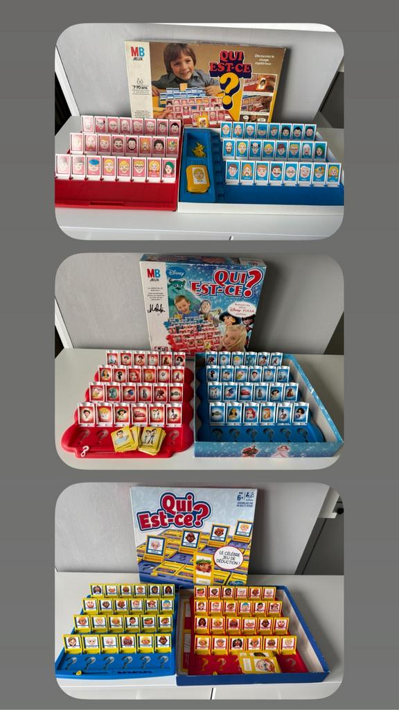 3 oude spellen WIE IS HET? (10€ per stuk), Ophalen of Verzenden, Zo goed als nieuw