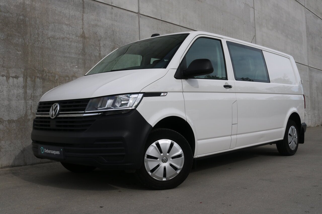 Volkswagen T6 Transporter 6.1 - 2.0 Diesel | DOCA | LWB | N, Auto's, 0 cilinders, Apple Carplay, Wit, Bedrijf