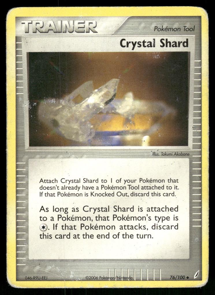 Crystal Shard 76/100 - Crystal Guardians (Fair), Hobby en Vrije tijd, Verzamelkaartspellen | Pokémon, Gebruikt, Verzenden