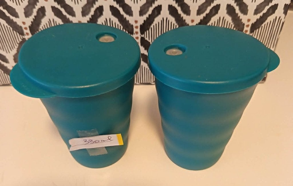 Gobelets Tupperwaere avec couvercles 5€ pièce, Enlèvement, Neuf, Bol ou Canette, Hermétique