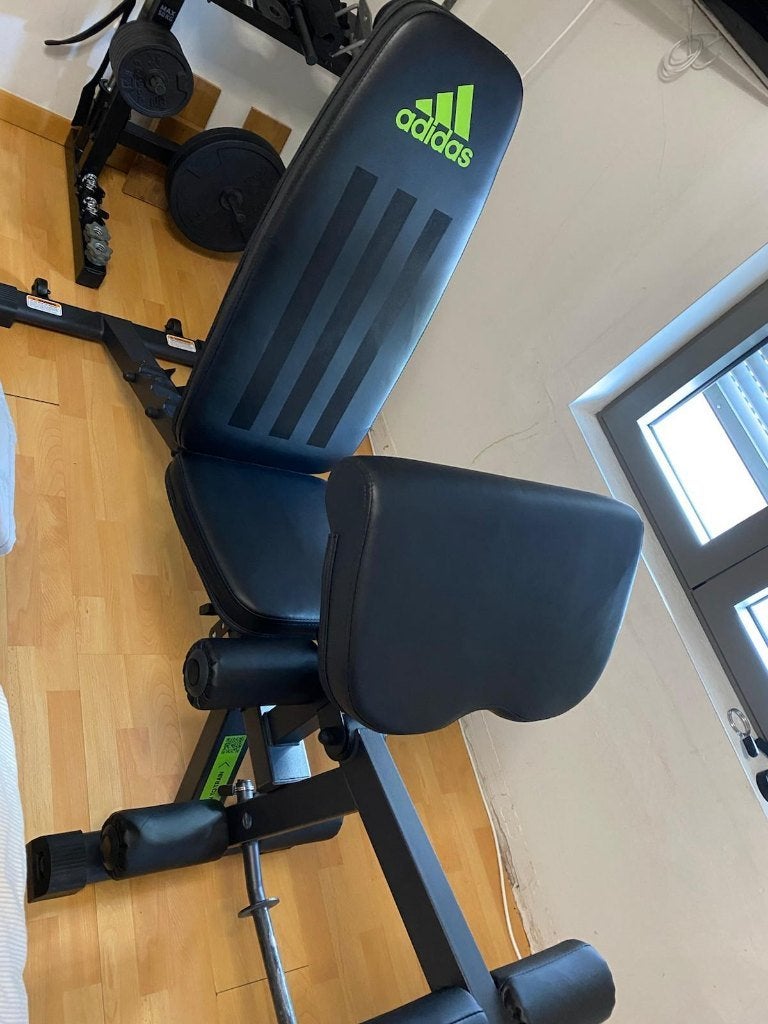Adidas multi training bench met leg extension ADBE-10228, Ophalen, Benen, Krachtstation, Zo goed als nieuw