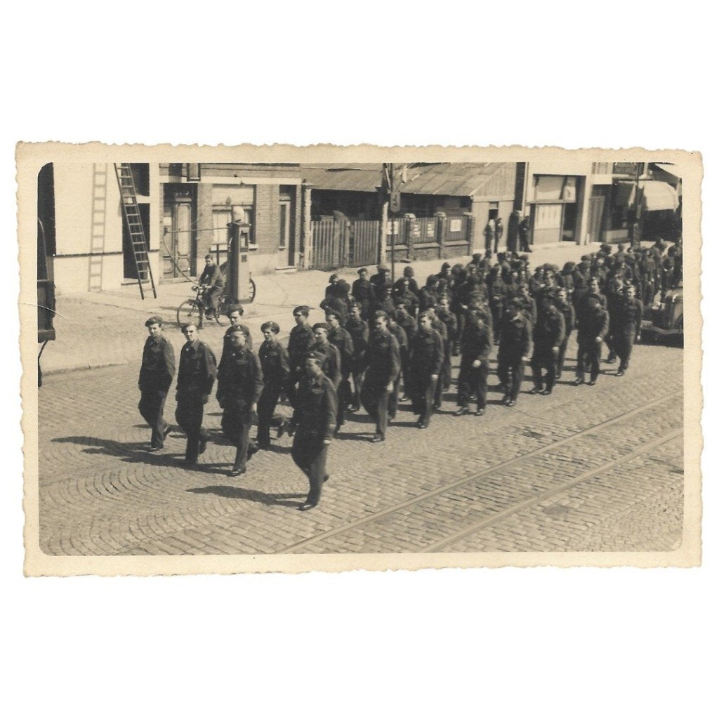 Armée belge - photo de groupe du bataillon de libération, Enlèvement ou Envoi, Armée de terre, Photo ou Poster