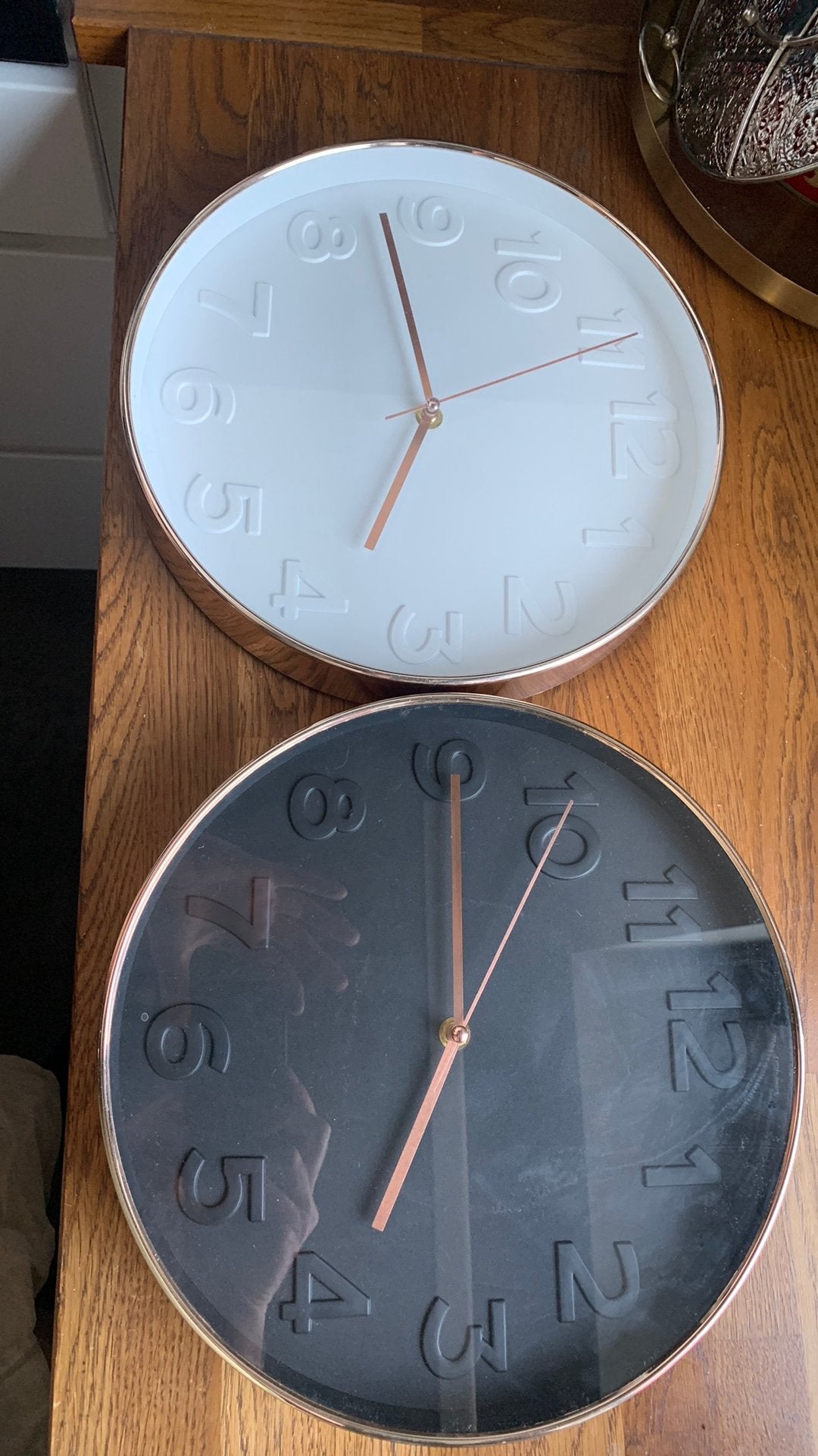 Wandklok 30cm., Huis en Inrichting, Ophalen, Zo goed als nieuw, Wandklok