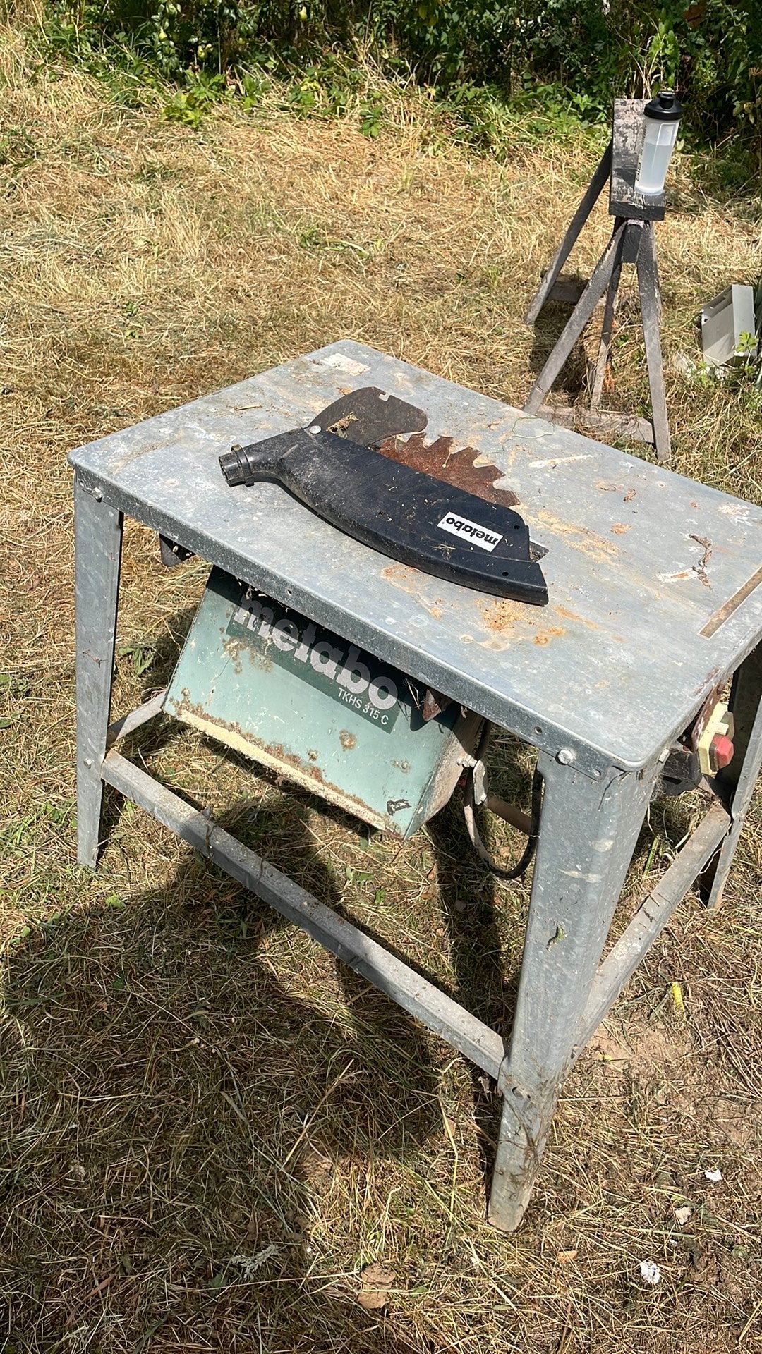 Metabo TKHS 315C op te knappen, Ophalen, Gebruikt