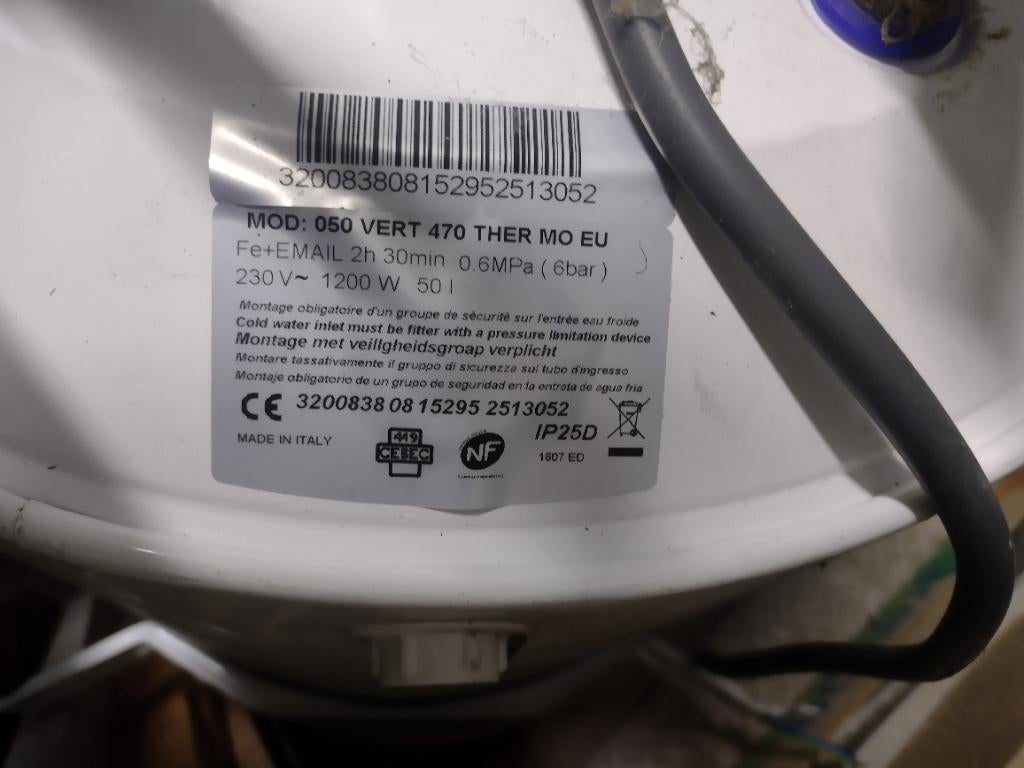 Boiler, Ophalen, Gebruikt, 20 tot 100 liter, Boiler