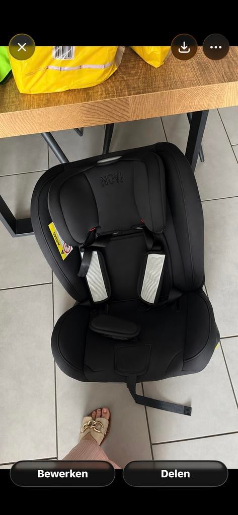 Autostoel NOVI 360 graden, Ophalen, Zo goed als nieuw, Isofix