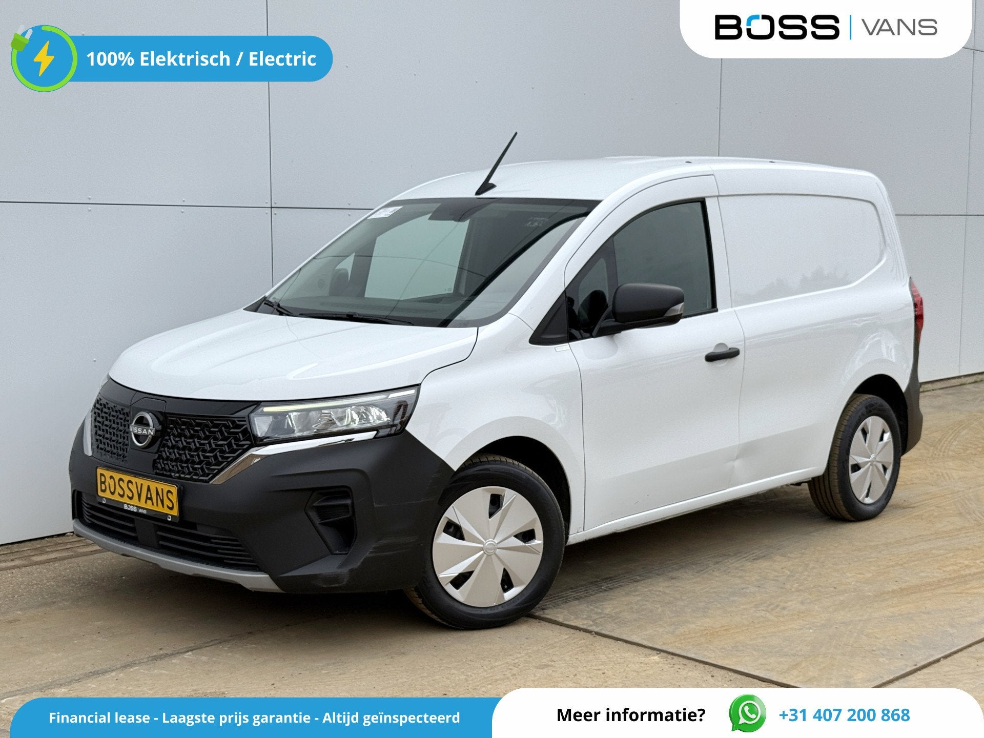 Nissan Townstar EV 45kWh L1 260KM WLTP LED Climate Control C, 45 kWh, Gebruikt, Zwart, 260 km