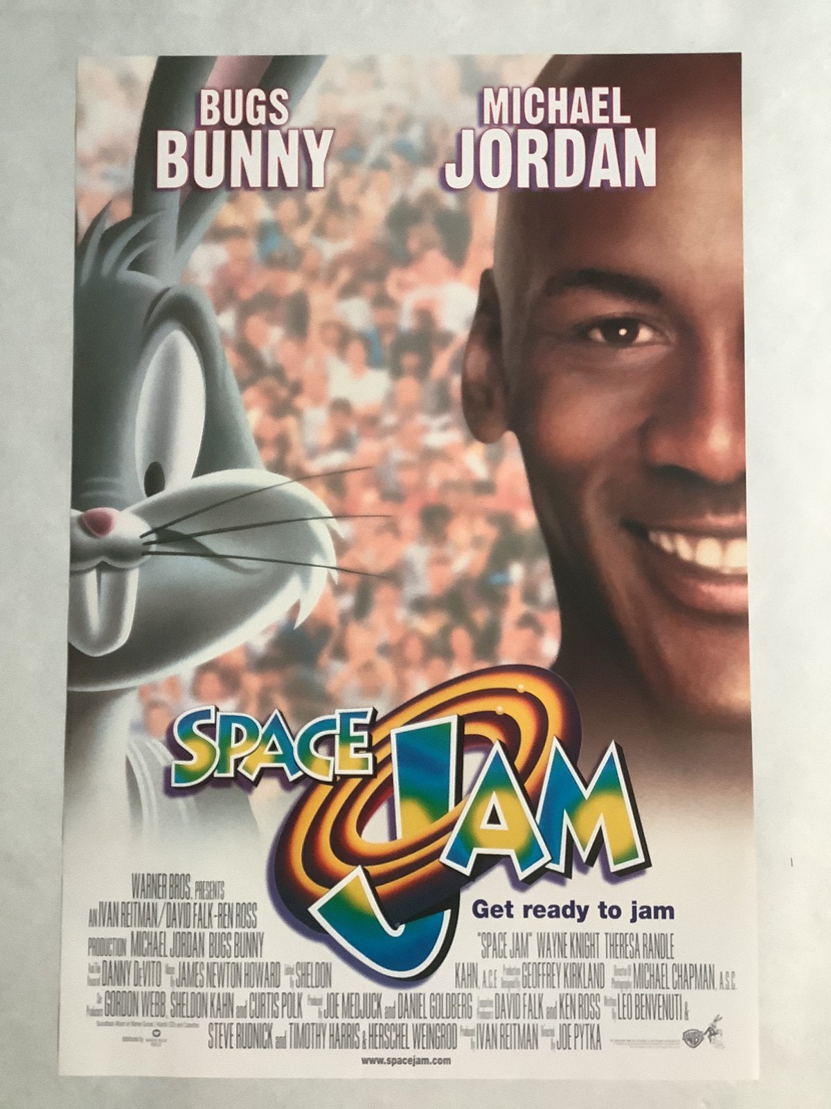 SPACE JAM   MICHAEL JORDAN  filmposter   40-60 cm, Verzamelen, Ophalen of Verzenden, Zo goed als nieuw