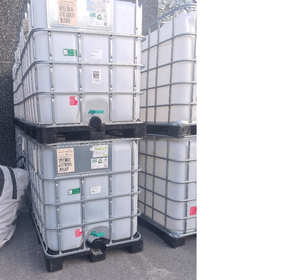 Container watervat 1000l, 150 litres ou plus, Comme neuf, Synthétique, Enlèvement