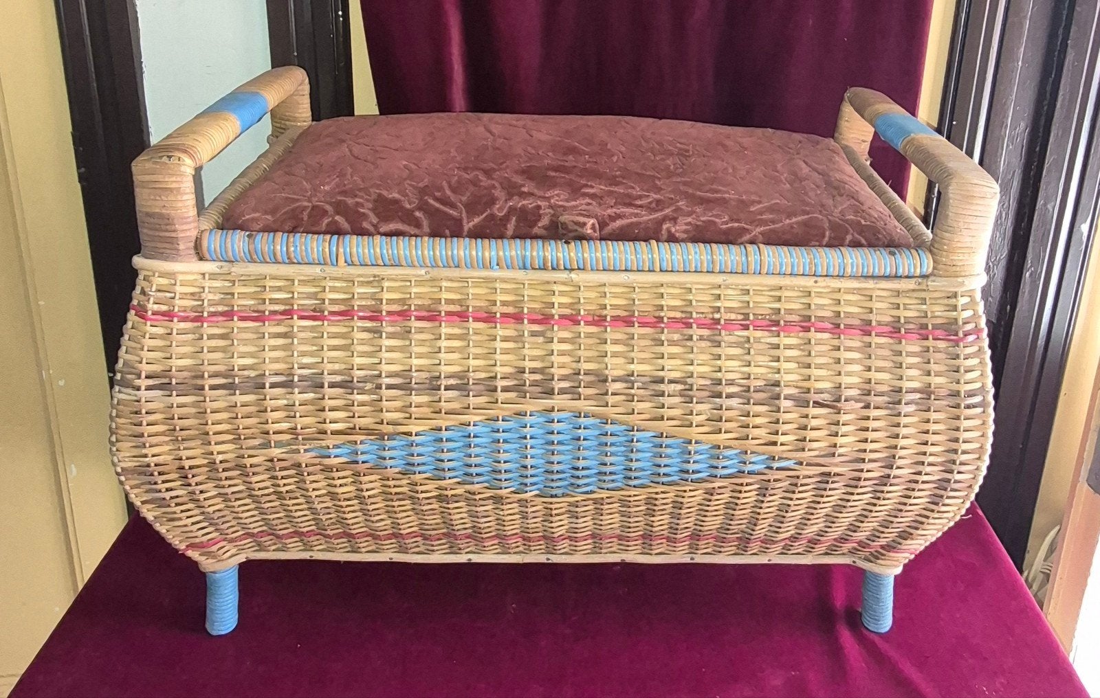 koffer naaikoffer decoratie, Antiek en Kunst, Ophalen of Verzenden