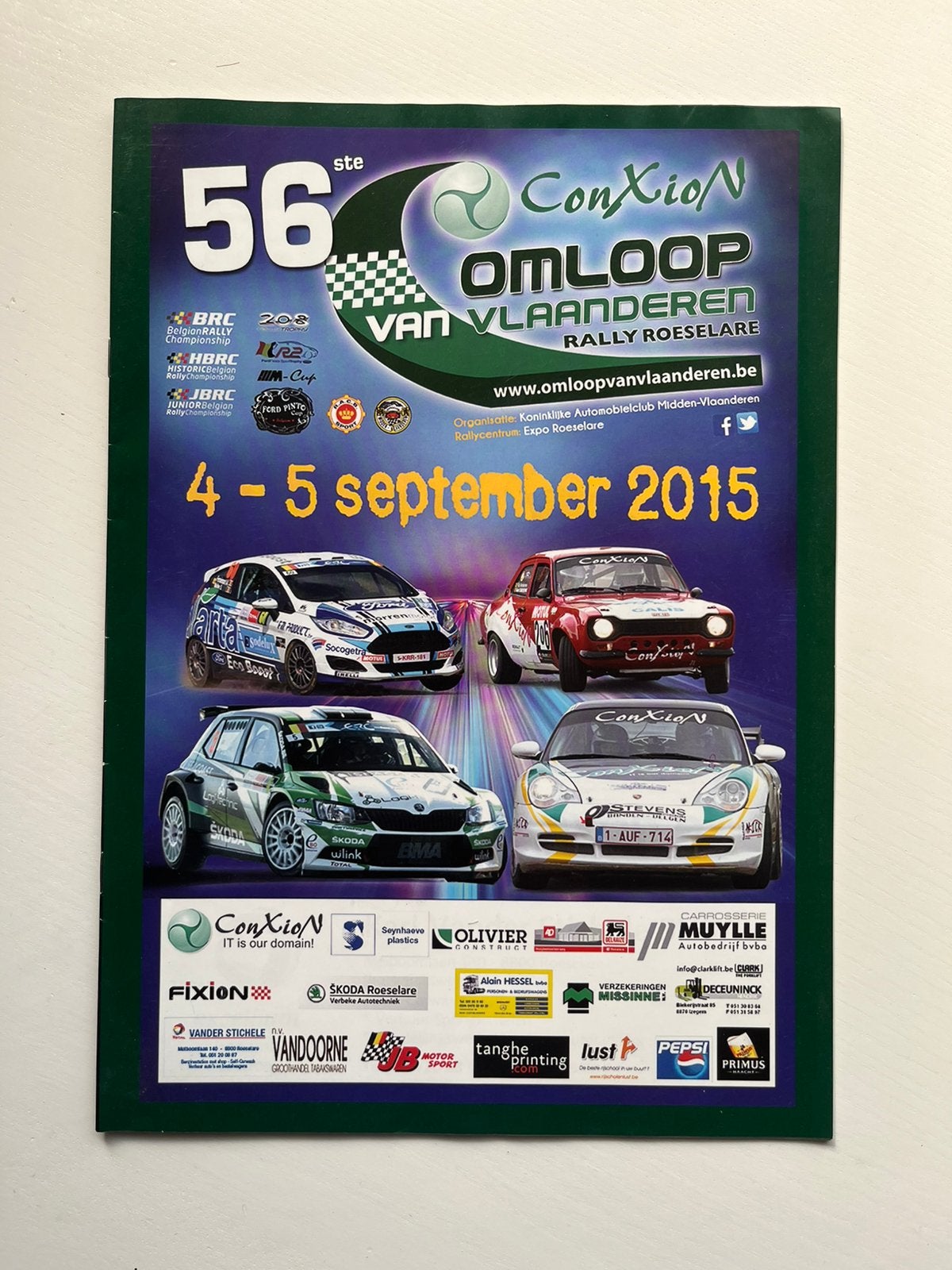 Programma: Conxion Omloop van Vlaanderen 2015, Ophalen of Verzenden, Zo goed als nieuw
