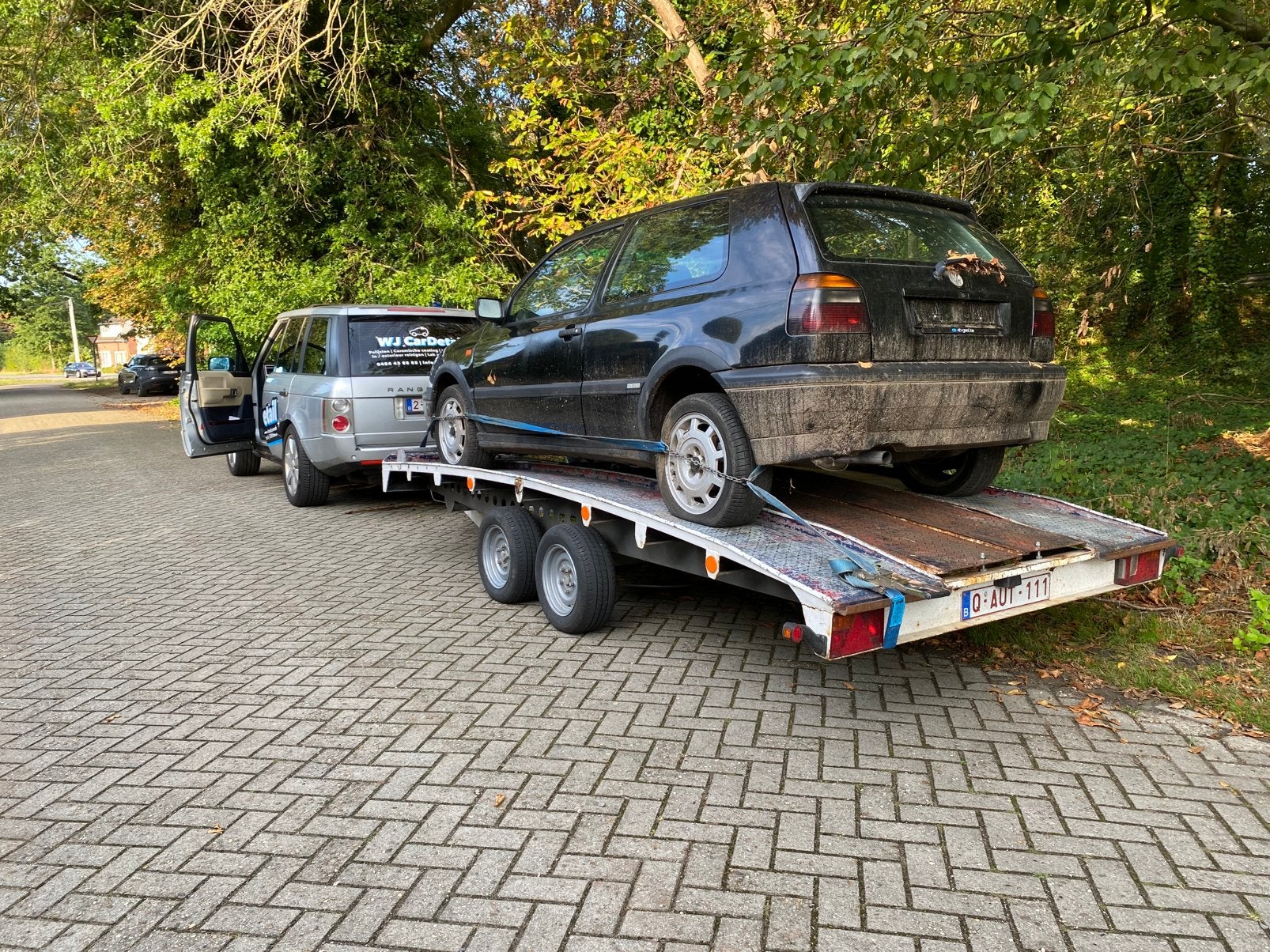 Takel dienst in omgeving Antwerpen en Limburg, Ophalen
