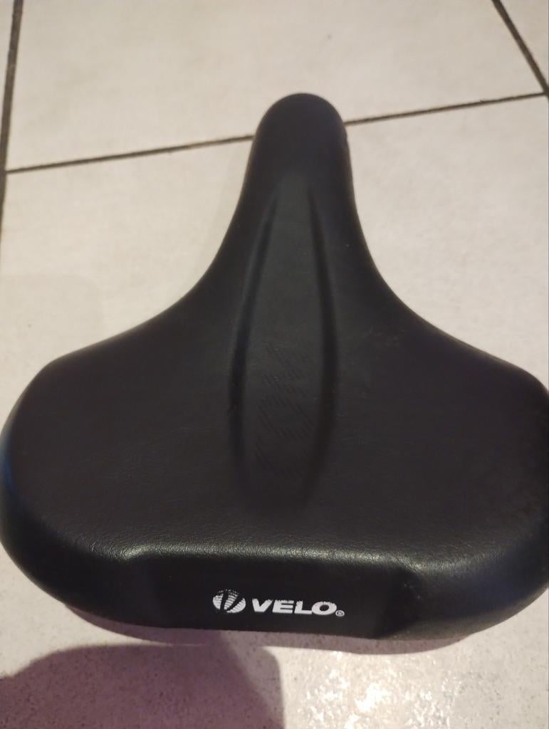 Zwart fietszadel merk Velo, unisex, Ophalen of Verzenden