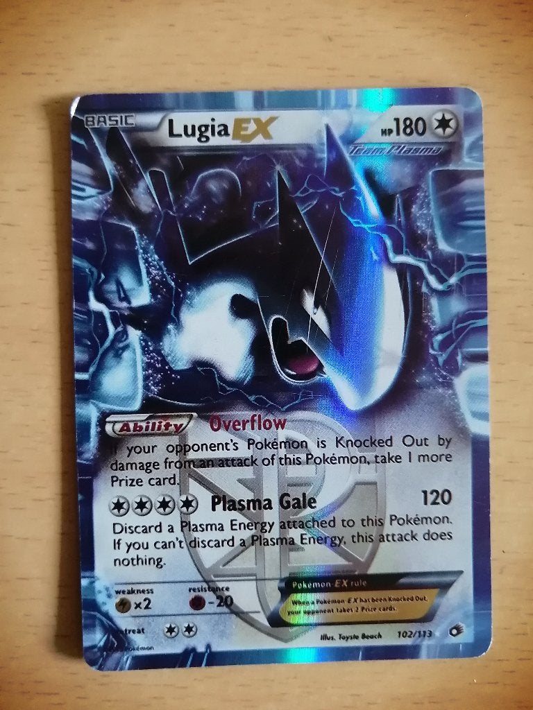 Carte Pokémon Lugia EX (numéro 102/113) HP180, Ophalen of Verzenden