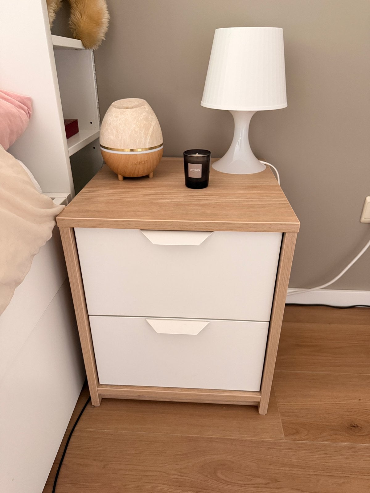 Table de nuit, Maison & Meubles, Enlèvement, Utilisé