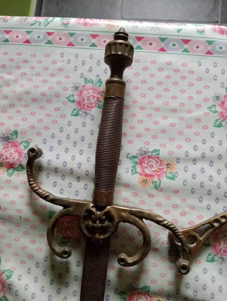 Ensemble de trois épées décoratives vintages., Enlèvement
