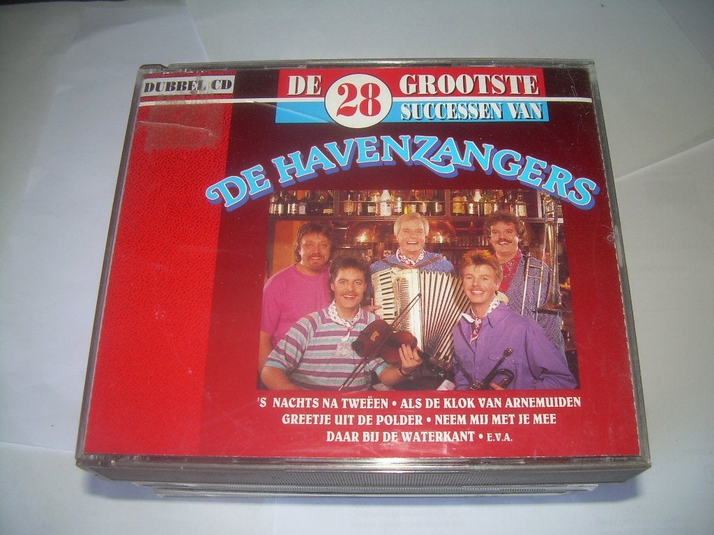 2 CD BOX - DE HAVENZANGERS - 28 SUCCESSEN, CD & DVD, CD | Néerlandophone, Comprend un boîtier, Enlèvement ou Envoi, Musique de fête