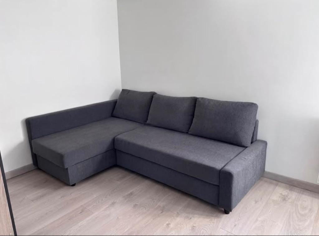 Zetel/ slaapbank, Huis en Inrichting, Zetels | Zetels, Ophalen, Zo goed als nieuw, Hoekbank