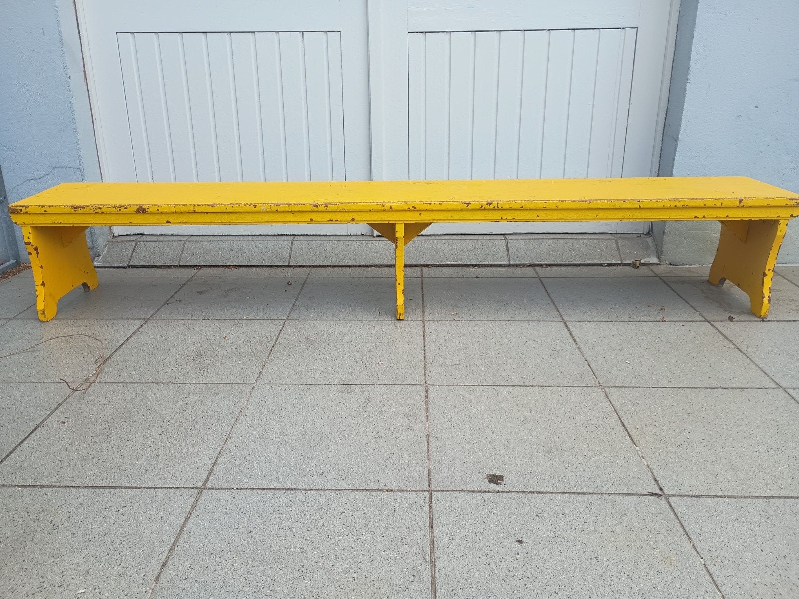 oude bank gymnastiek/kinder, Ophalen, Gebruikt