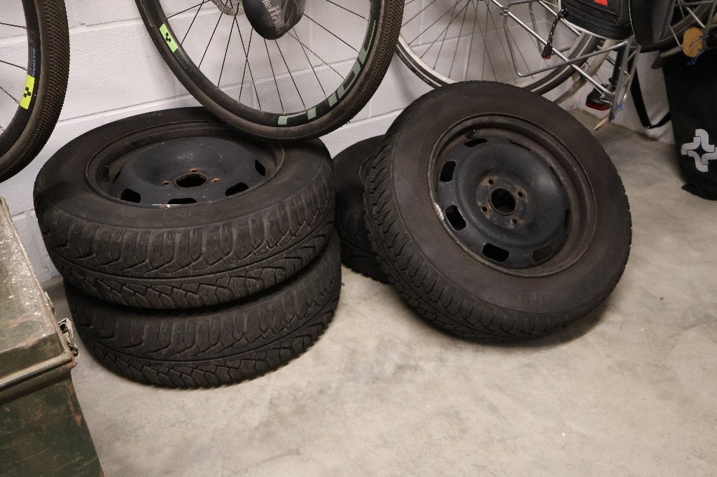 Citroën C3 winterbanden 195/65 R15 T, Ophalen, Gebruikt, 15 inch, Banden en Velgen