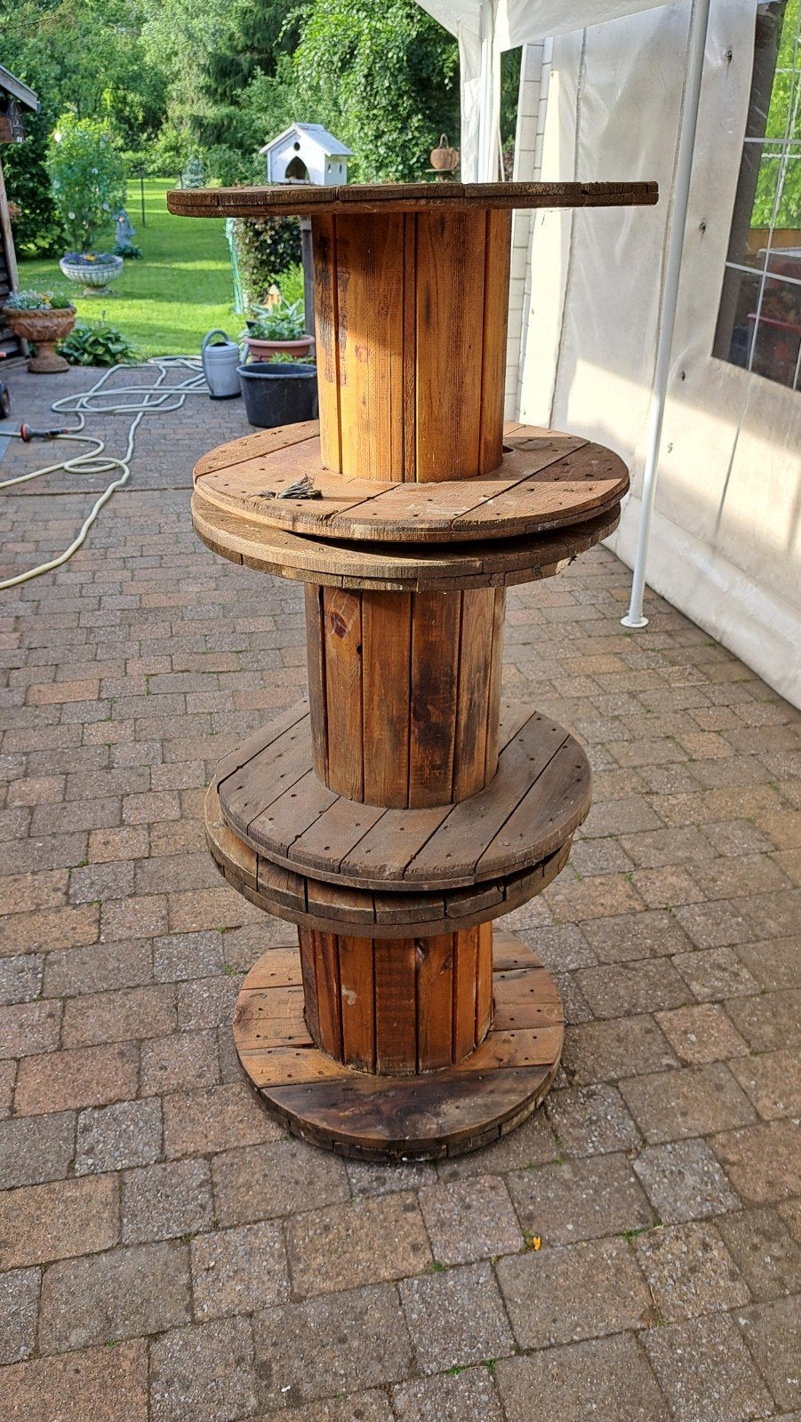 Bobines en bois, Enlèvement
