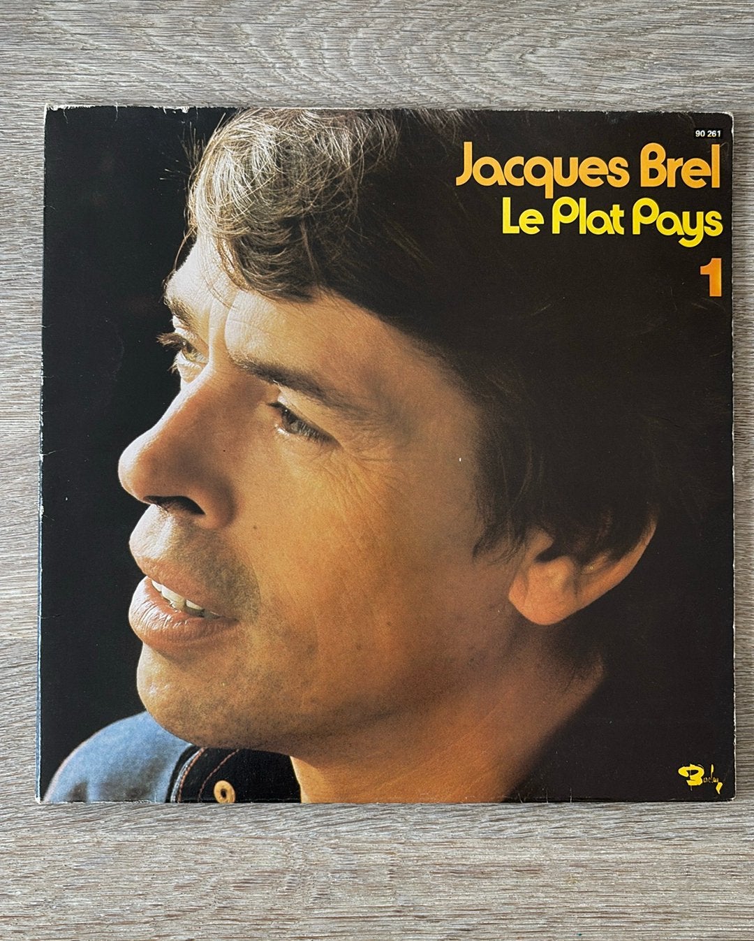 Vinyle de Jacques Brel, le plat pays, Ophalen of Verzenden, Zo goed als nieuw