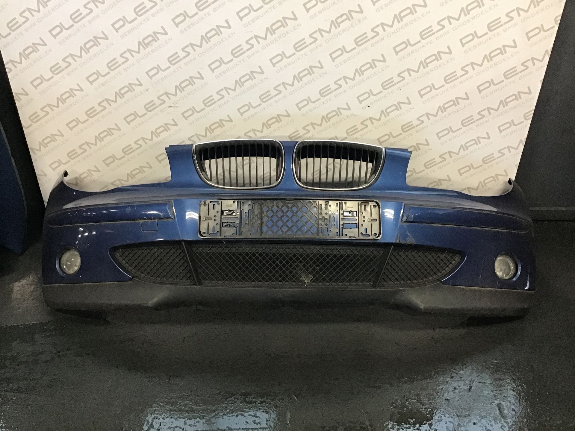 Voorbumper blauw BMW E81/E87, -, Utilisé, -, Avant
