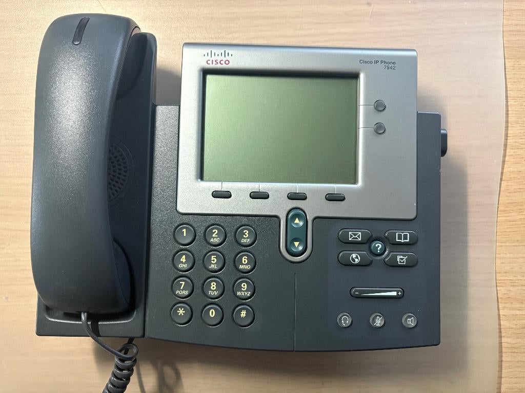 Téléphone VoIP SIP Cisco 7942G (4 téléphones), Télécoms, Enlèvement ou Envoi, Utilisé, Téléphone
