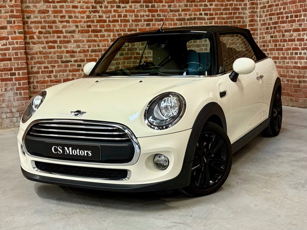 Prachtige MINI One 1.2i Cabrio met garantie!, Auto's, Mini, Voorwielaandrijving, Stof, Cabriolet, 1198 cc