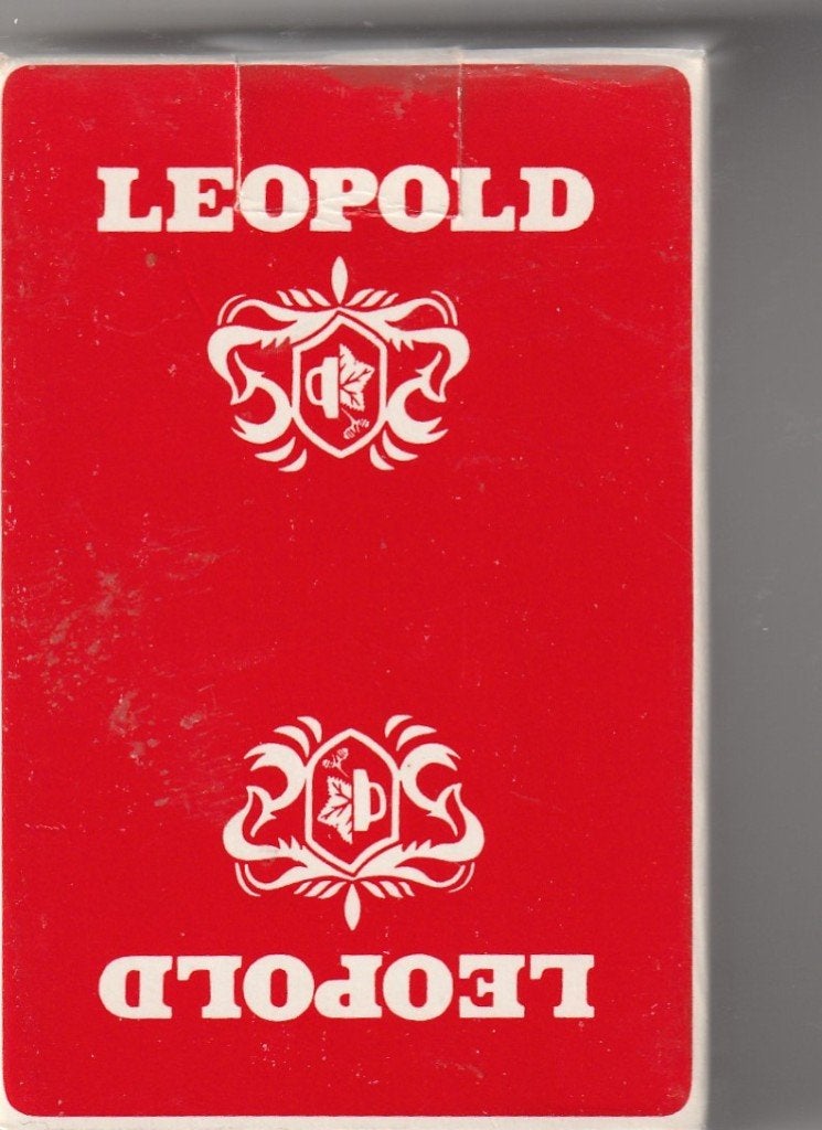 5 / BIER  LEOPOLD ROOD WIT, Verzamelen, Ophalen of Verzenden, Nieuw, Speelkaart(en)
