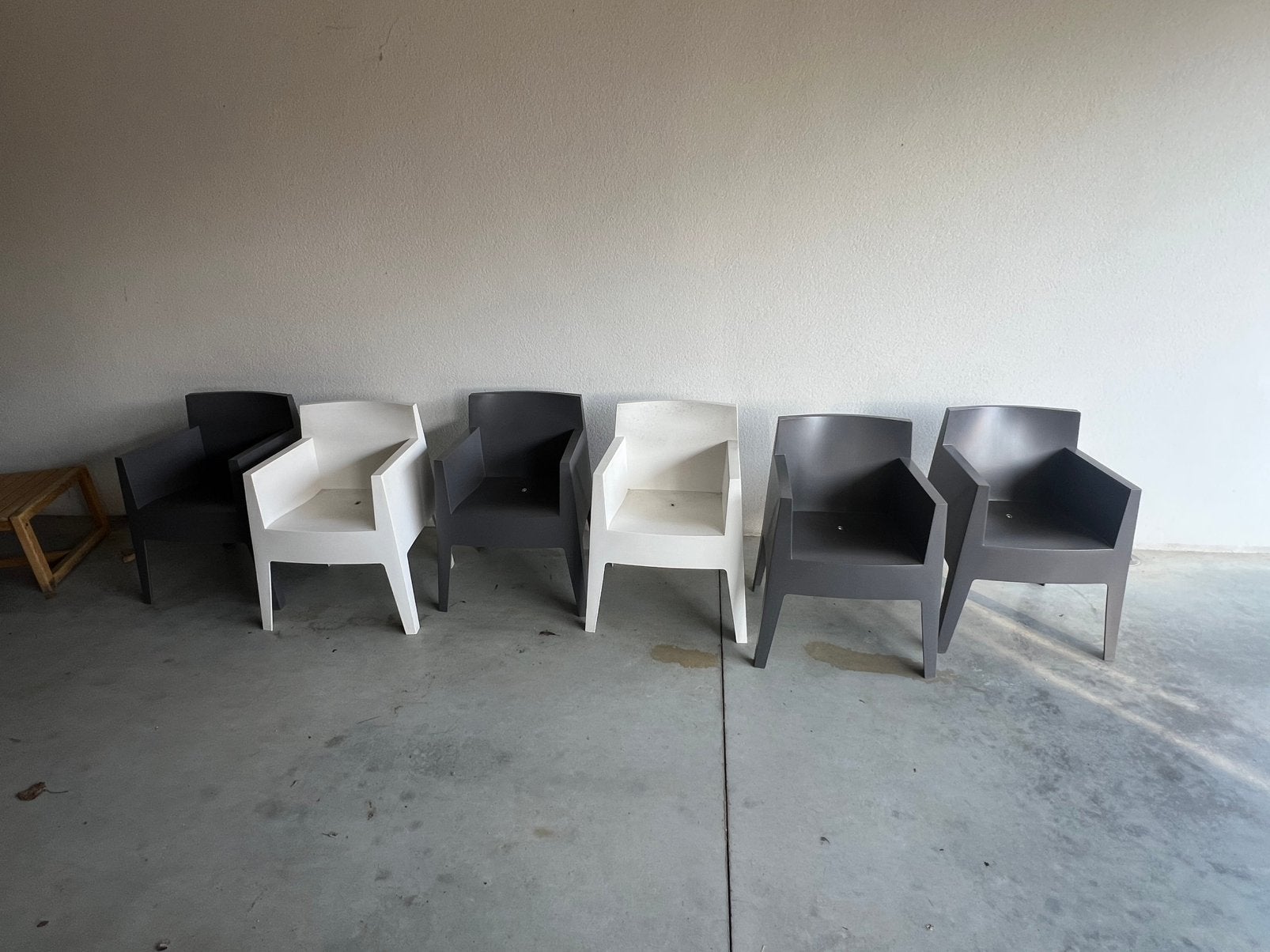 6x Driade Philippe Stark en très bon état ! 95 €/1, Gris, Enlèvement ou Envoi, Design, Comme neuf