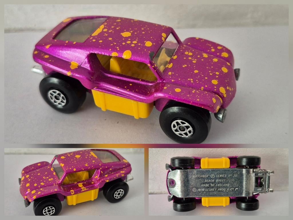 Matchbox SF 30-B 1971 Beach Buggy, Ophalen of Verzenden, Gebruikt, Auto