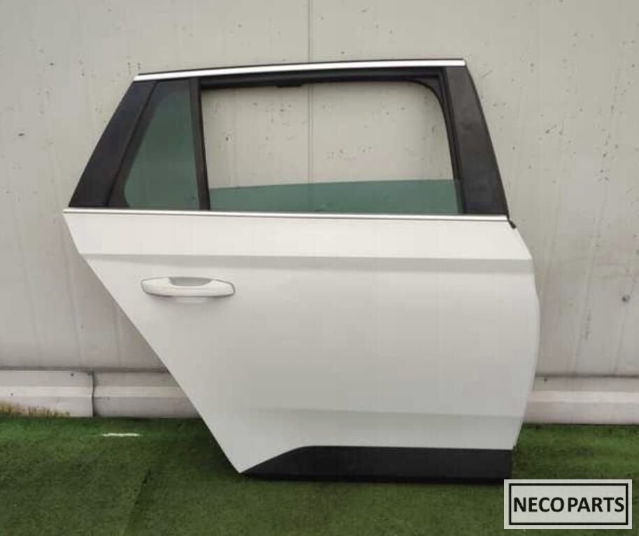 SKODA SUPERB 3V9 SCOUT PORTIER DEUR KLEUR LS9R ORIGINEEL, Arrière, -, Haillon arrière, Utilisé