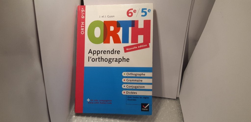 Apprendre l'orthographe 6e/5e, Enlèvement, Comme neuf