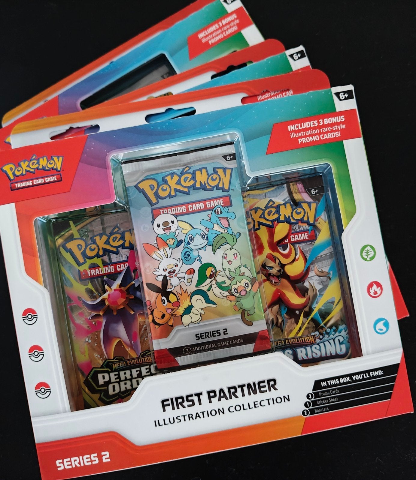 First partner series 2 Pokémon kaarten, Ophalen of Verzenden, Nieuw, Meerdere kaarten, Foil