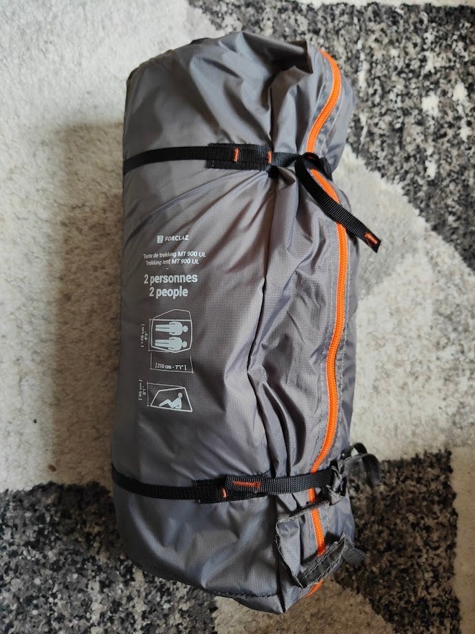 Forclaz MT900 ultralight 2-persoonstunneltent, Enlèvement ou Envoi, Comme neuf, Jusqu'à 2