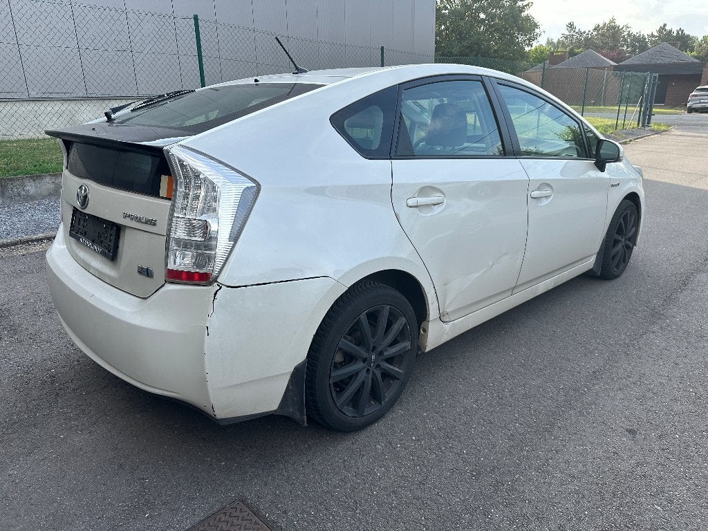 Toyota Prius, 1.8 benzine + elektrisch, hybride, AUTOMAAT, Euro 5, Stof, 4 cilinders, Wit